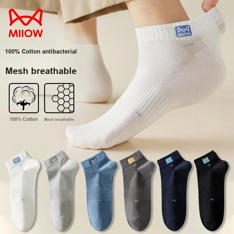 MIIOW Cool One Summer Series Ankle Socks Men's 5 Pack-18