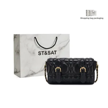 ST&SAT Artificial Leather Small Square Bag Shoulder Bag Crossbody Bag Small Size Women's