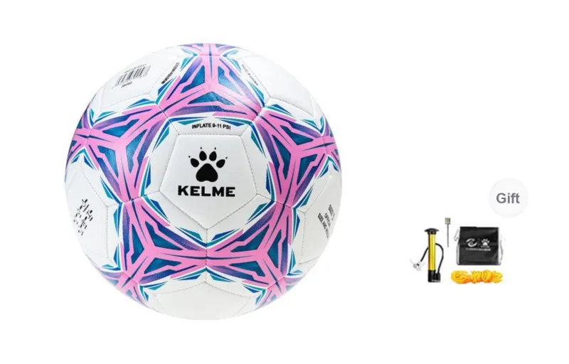 KELME Size 4/5 Soccer TPU Machine Stitched Soccer Ball Unisex-8