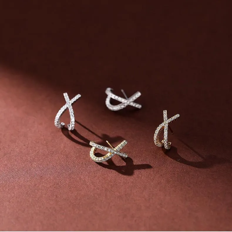 MONI JEWELLERY S925 Silver Stud Earrings Women's-5
