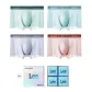Light Grass Green+Glacier Blue+Frost Purple+Red
