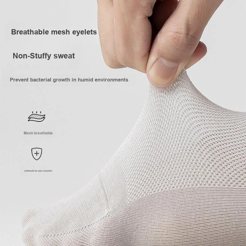 XIA.WA.ZHI.XIU No Show Socks Men's Shopping Bag 6 Pack-6