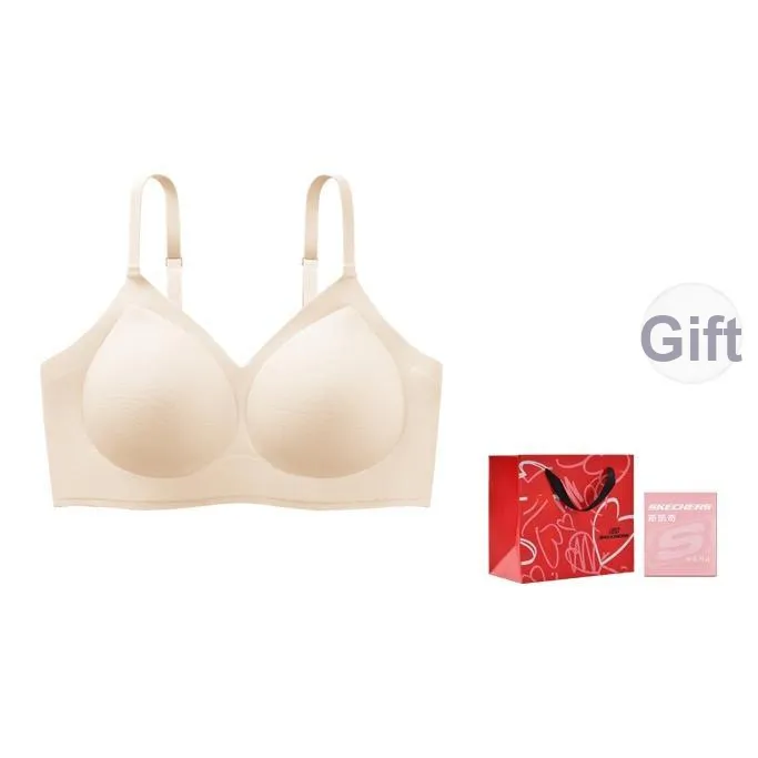 Skechers Бюстгальтер Светло-Кожаный Чашка Женский Одиночная Упаковка Gift Box Set