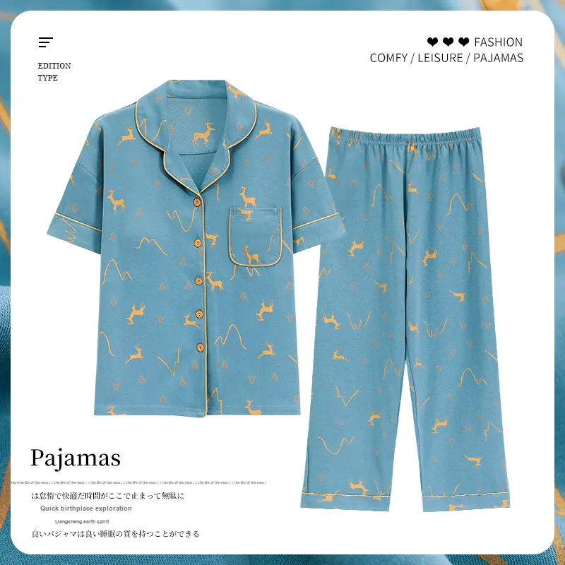 MADALLO Pajama Set Women's Sky Blue-4
