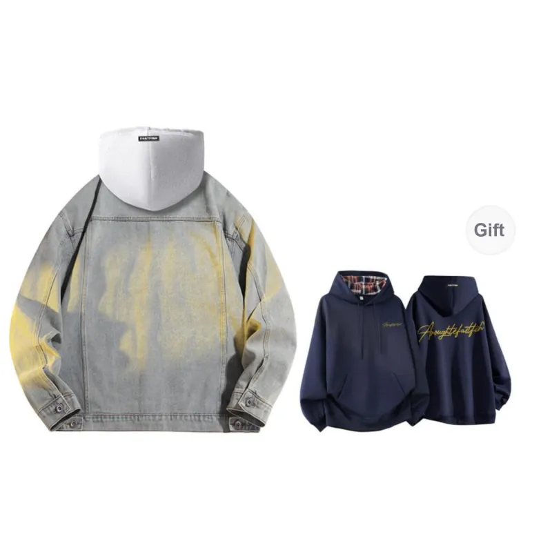 FASTFISH Denim Jackets Unisex-16