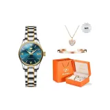 Steel Band Blue Dial