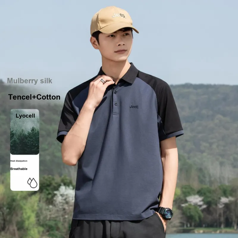 Jeep Fashion Sports Collection Polo Shirt Men's-2