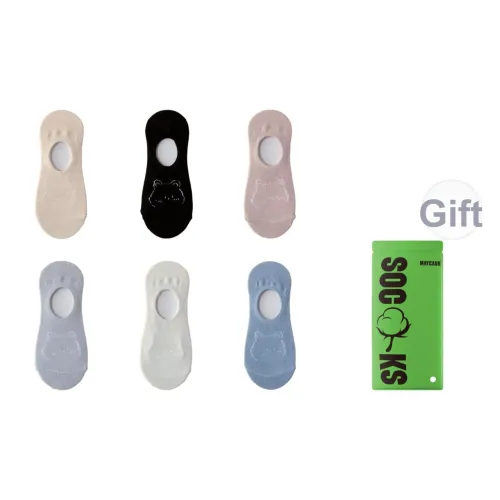 Maycaur No Show Носки Женские Сумка для покупок 6 пар