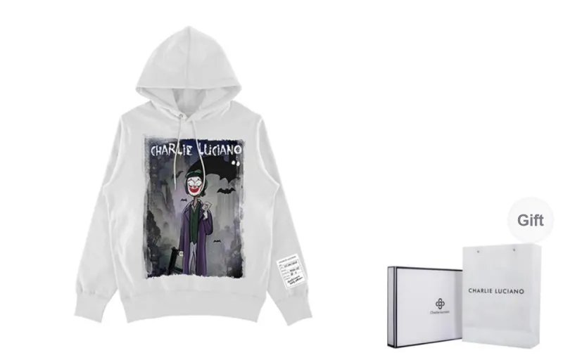 Charlie Luciano Sweatshirt Unisex White-0
