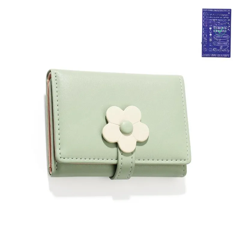 Worm's Home Pu Card Holder Regular Women's Black/Pink/Blue/Yellow/Green-13