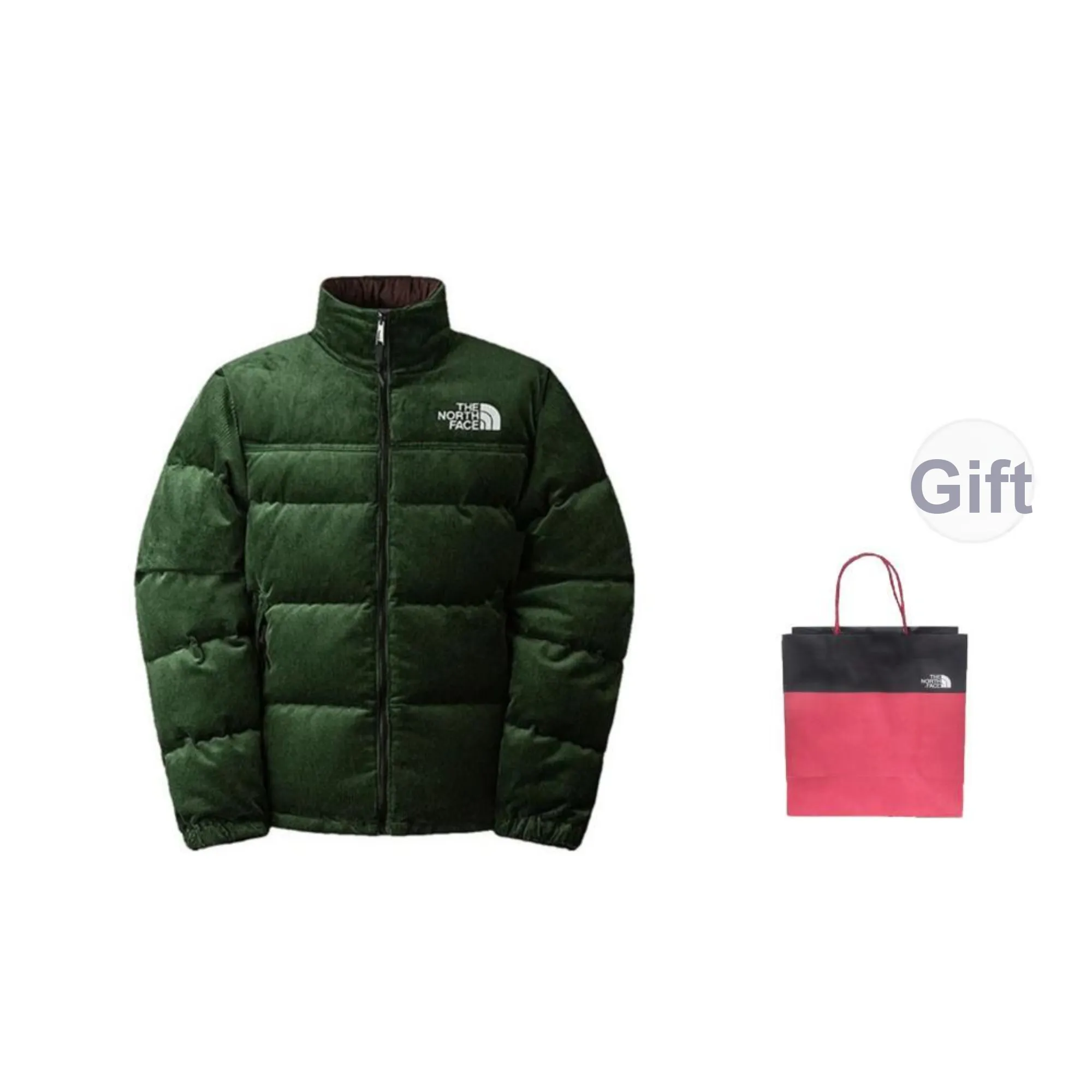 THE NORTH FACE 1992 Collection Nuptse Down Jacket Men's Green Includes Shopping Bag