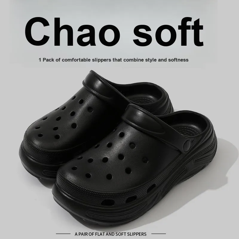 Foot Recreation Slippers Minimalist Style Fashion Versatile Breathable Squashy And Bouncy Feeling-2