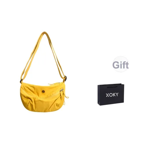 XOKY Нейлоновые сумки через плечо сумка на плечо унисекс черный экрю зеленый синий желтый красный