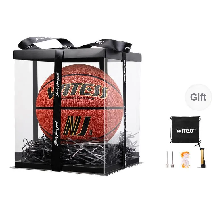 WITESS PU Basketball LA766 Brick Red Size 7 Ball Training Unisex-8