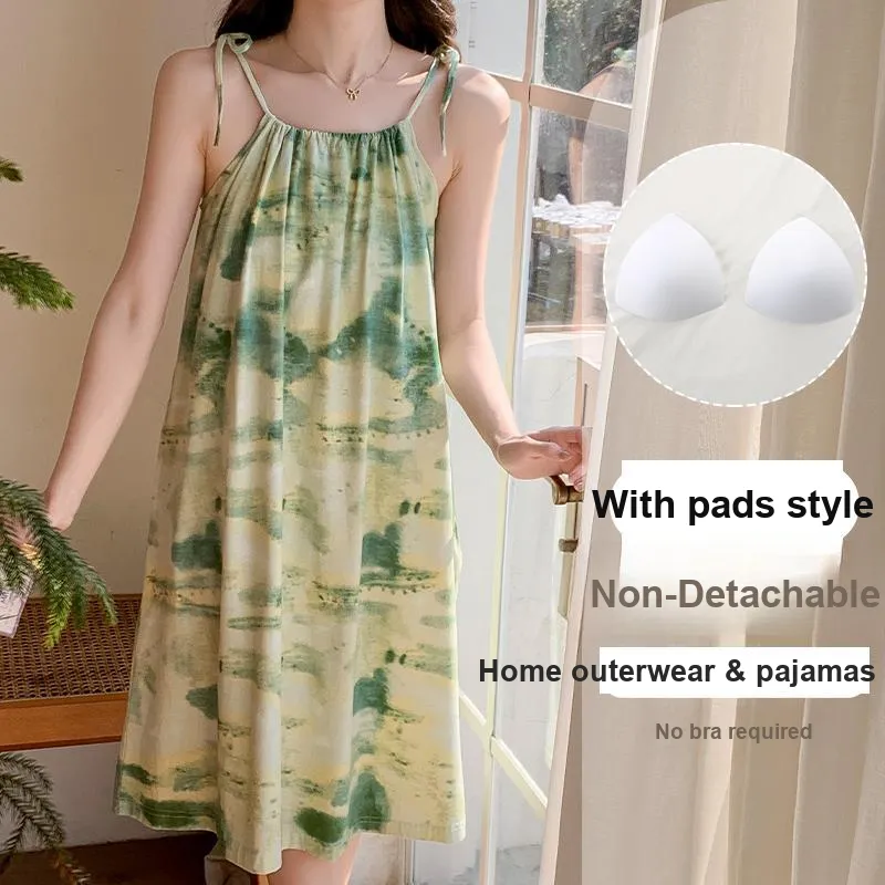 OUSHIBO Nightgown Women's Image Color-3
