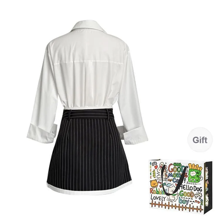 Dippanis Two Piece Skirt Sets Women's-1