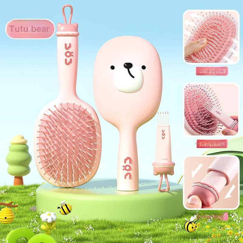 ZHENZI Cute Airbag Long Hair Curling Tool For Voluminous Style Comb Promote Head Microcirculation-8