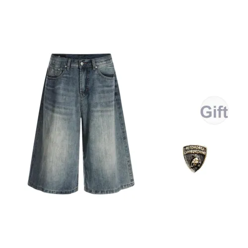 AUTOMOBILI LAMBORGHINI Джинсовые шорты Унисекс