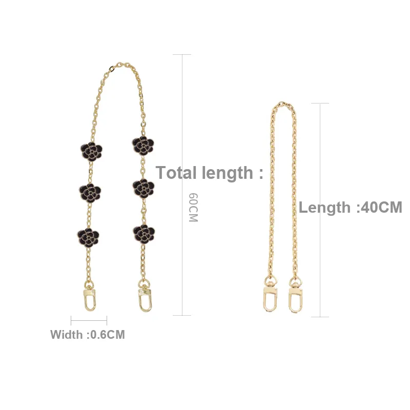 Metal Bag Shoulder Strap Women's Gold-17
