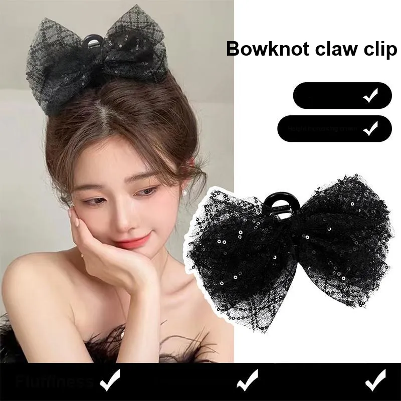 Yiru Acrylic Gauze Hair Clip Hair Claw Clip Women's-1