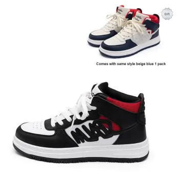 Seattle Palm Anti Slip Wear Resistant High Top Skateboard Shoes Unisex