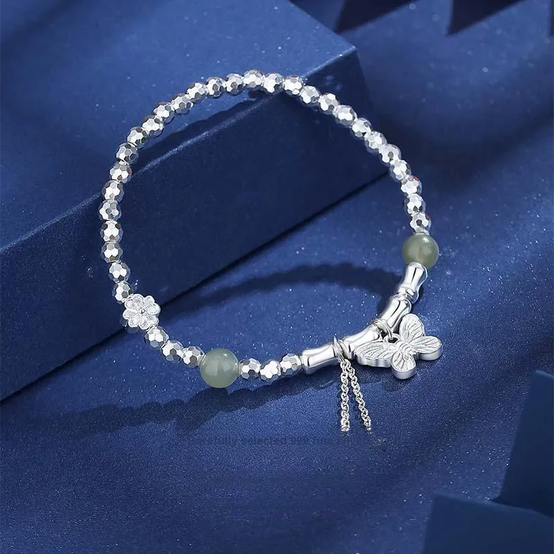 KADER 999 Fine Silver Bracelets Women's Silver, Good Luck Peaceful Girlfriend Women's-3