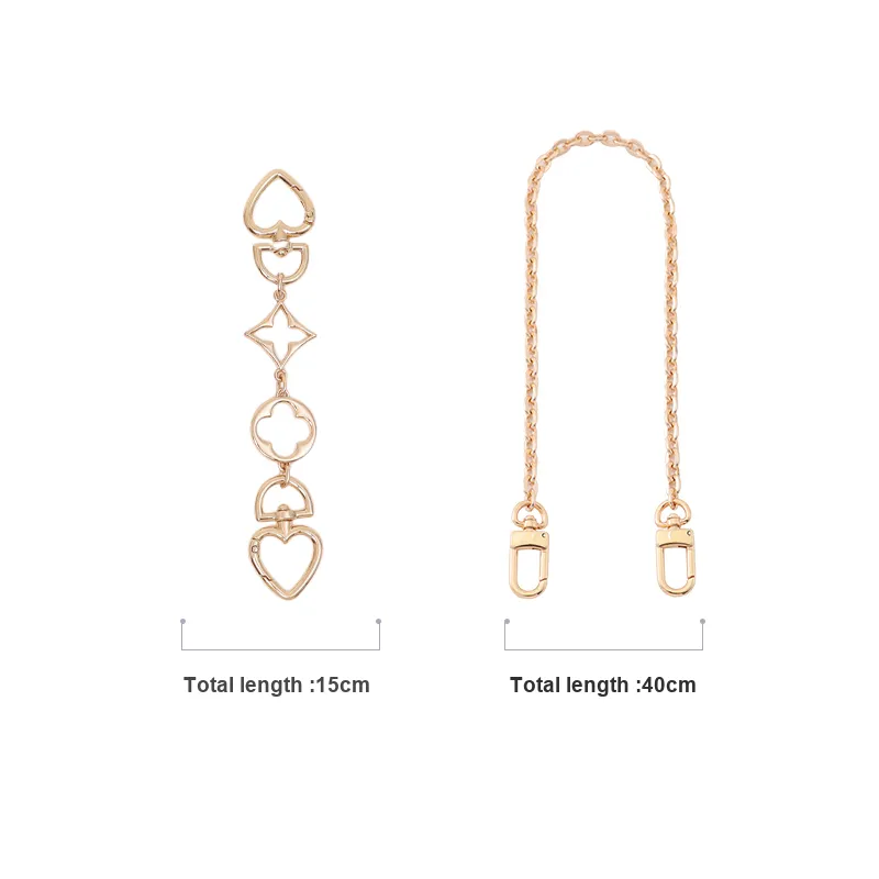 Gloya Alloy Decorative Chain Bag Accessory Women's Gold Tone-25