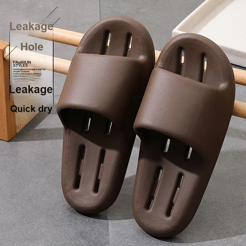 Foot Recreation Summer Bathroom Bathing Anti Slip And Wear Resistant Comfortable Home Slippers, Unisex-14