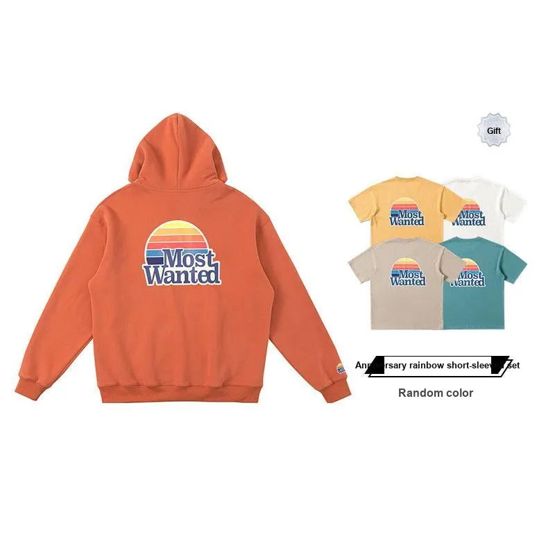 MostwantedLab Classic Rainbow Sweatshirt Spring Fall Unisex-33