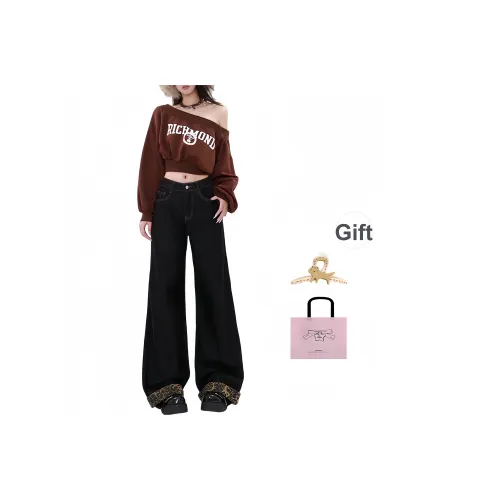 EVPGB Черные Женские Джинсы