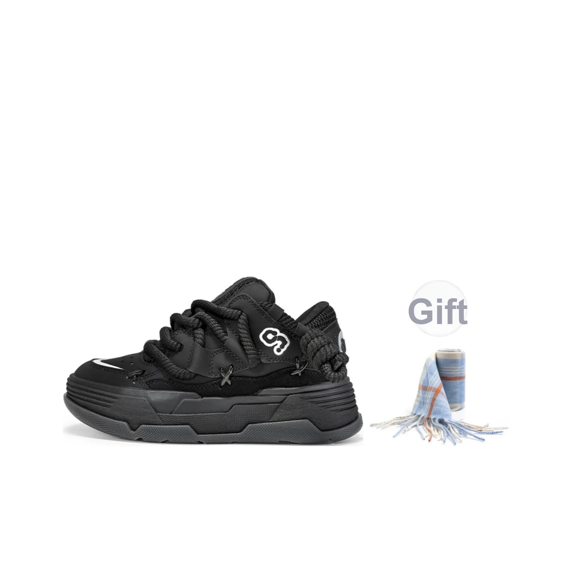 Размер CN Skate Скейтборд Кроссовки Низкие Черный Воин Унисекс