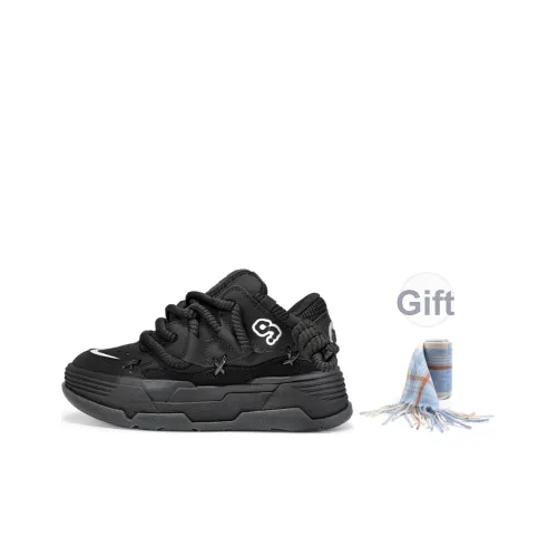 Размер CN Skate Скейтборд Кроссовки Низкие Черный Воин Унисекс