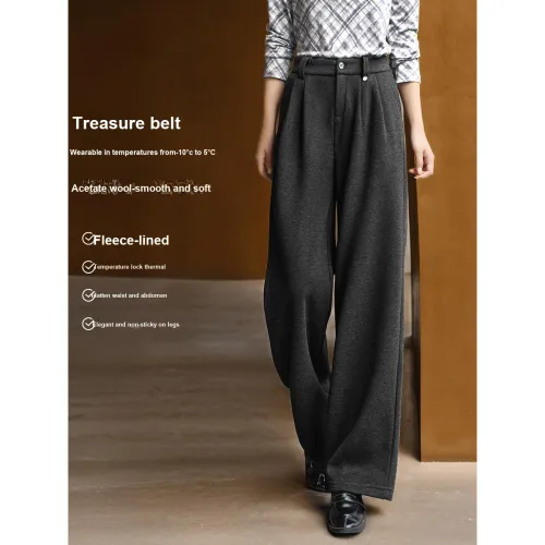 XWI Темно-серый женские повседневные брюки