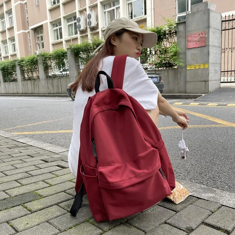 Yalu Nylon Backpack Unisex Multicolor-15