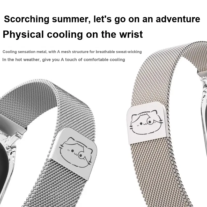 Miss Wrist Watch Bands Laser Print Niche Individual Creative Unisex-4