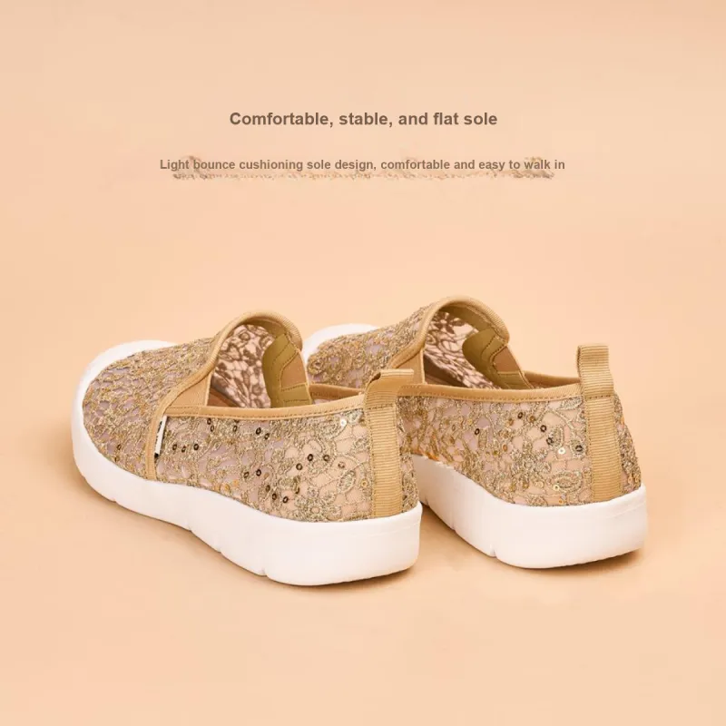 Joy&Mario Breathable Lightweight Low-Top Casual Shoes Women's-29