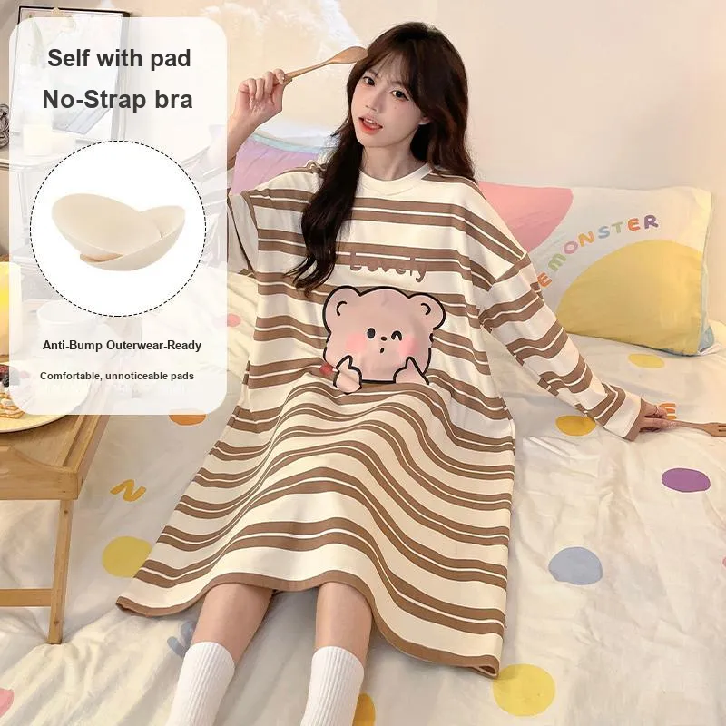 MADALLO Nightgown Women's Brown-1