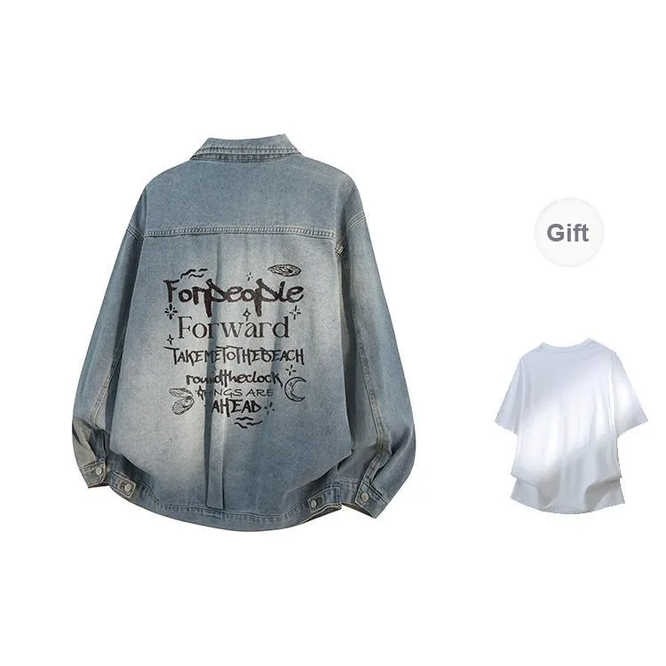 FAX FOR FMACM Denim Jacket Unisex-11