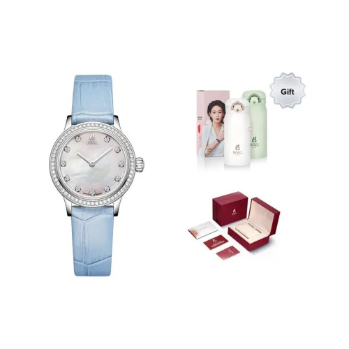 ERNEST BOREL Кварцевый механизм Женские часы 29 мм Жемчужная раковина Цвет