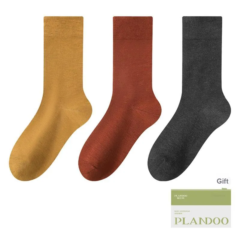 PLANDOO Mid Calf Socks Unisex Shopping Bag 3 Pack-1