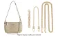 Pig Nose+40cm Copper Decorative Chain+100cm Crossbody Chain
