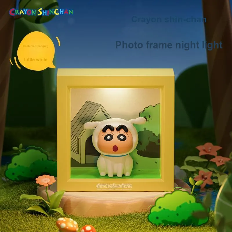 ROCK x Crayon Shinchan Dress Up Little White Chibi Figures-3