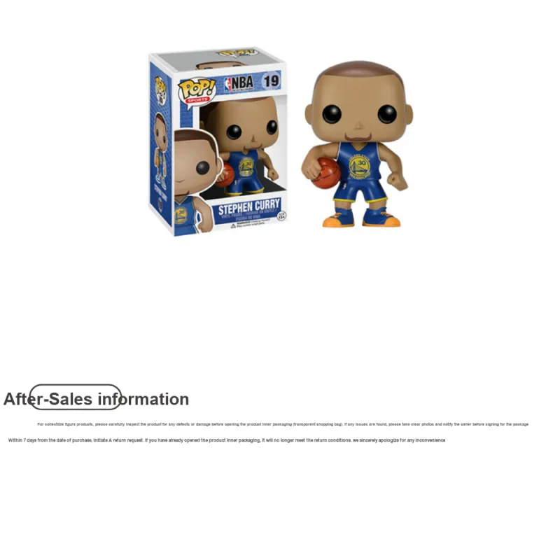 Funko Pop! Sports Nba Stephen Curry Blue Jersey Figure #19-2