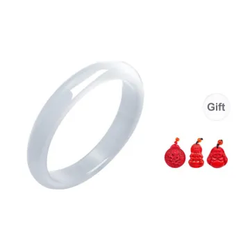 MUGONGZI Glass Cat Eye Jade Bangles Women's