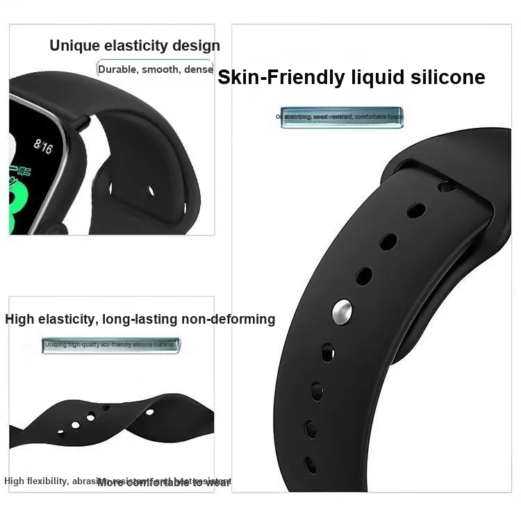 Yu Qing Xiaomi Compatibility Watch Band 22cm Silicone Material-2