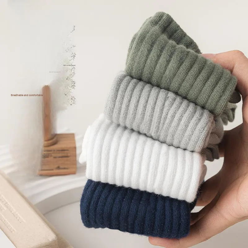 Cotton Gene Mid Calf Socks Men's 5 Pack-9