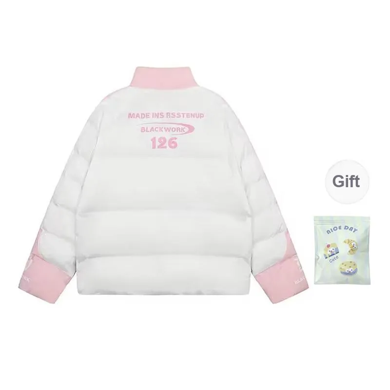 LWLG Puffer Jacket Women's Pink-1