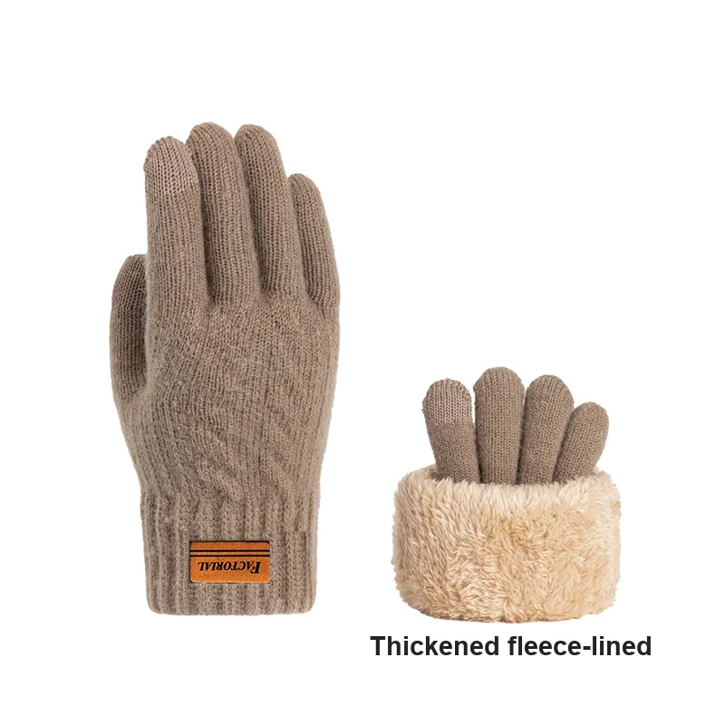 FACTORIAL Plush Knit Gloves Unisex-6