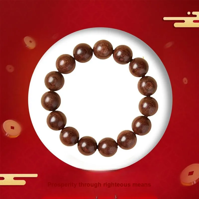 Blooming Petals Golden Sandalwood Bracelets Unisex-4