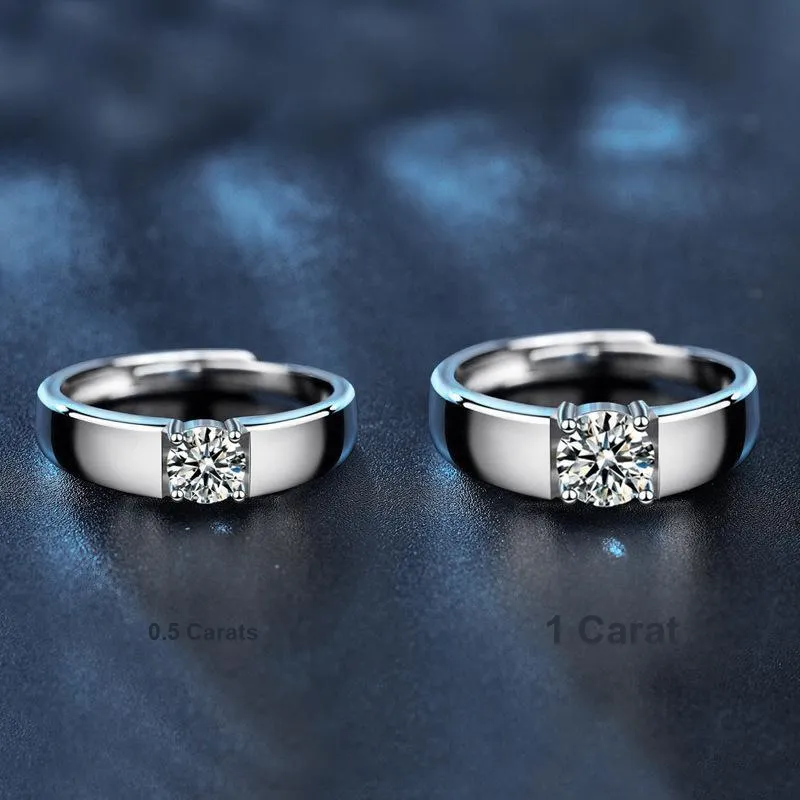 WUMZK 925 Sterling Silver Rings Unisex-3